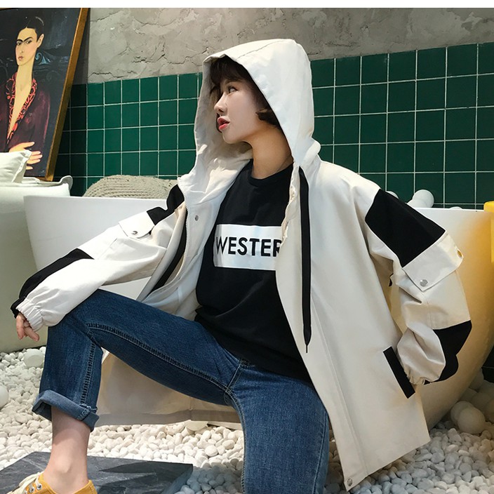 ÁO KHOÁC KAKI HỘP ĐEN - BOX JACKET UNISEX form rộng M052