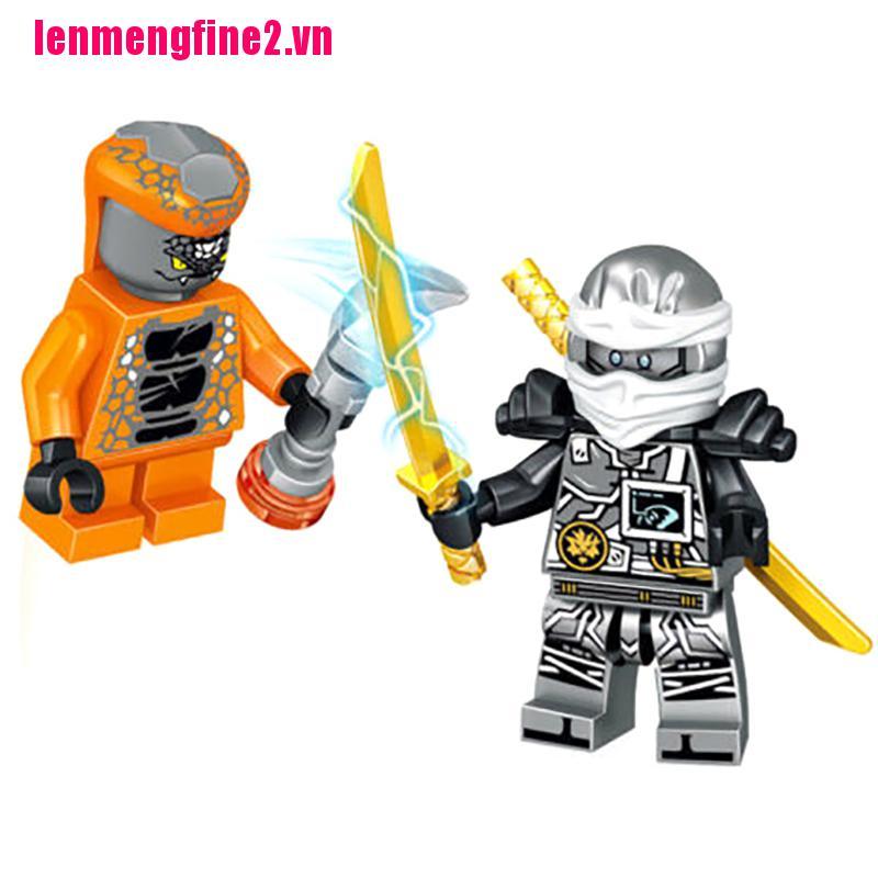 Bộ 24 Mô Hình Nhân Vật Phim Hoạt Hình Ninjago