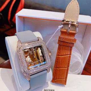 Đồng hồ nữ DAVENA mặt vuông