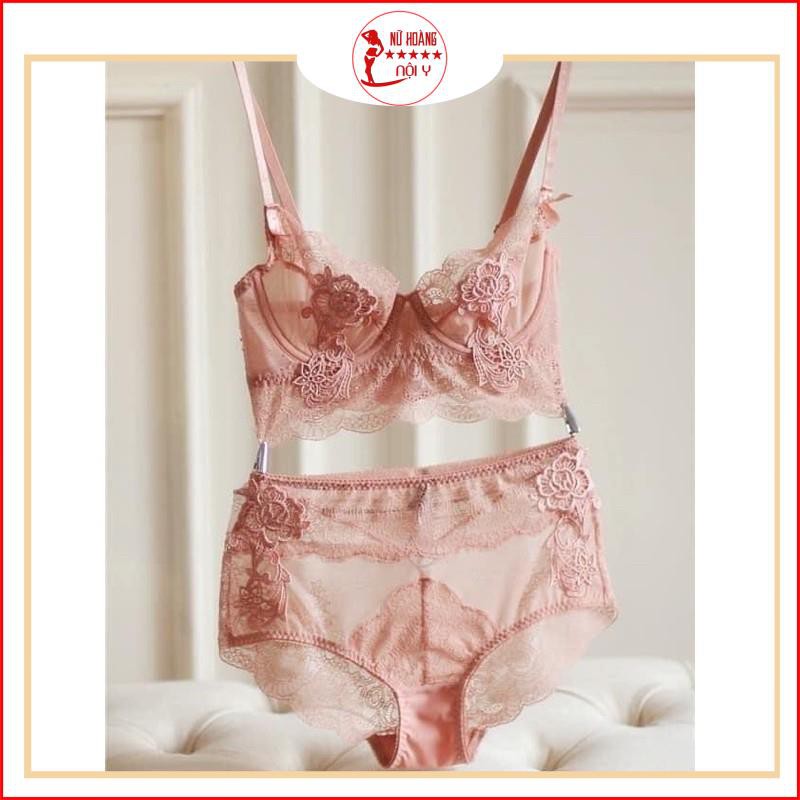 [BỘ ĐỒ LÓT SEXY]🔥SIÊU PHẨM🔥 set nội y charm hoa hồng có gọng không mút đệm,ôm ngực nâng ngực cực đỉnh. | BigBuy360 - bigbuy360.vn