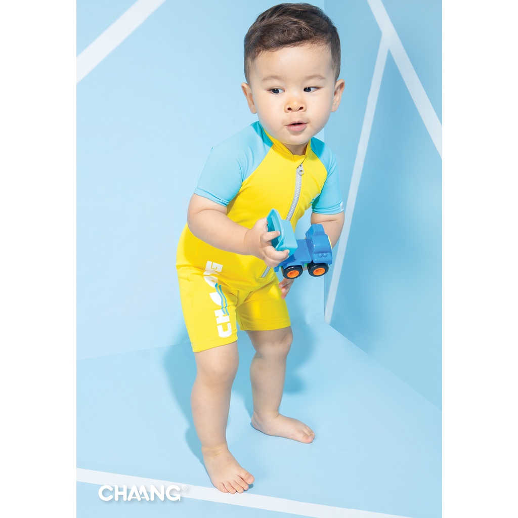 [CHAANG] Bộ đồ bơi liền chaang vàng cho bé yêu