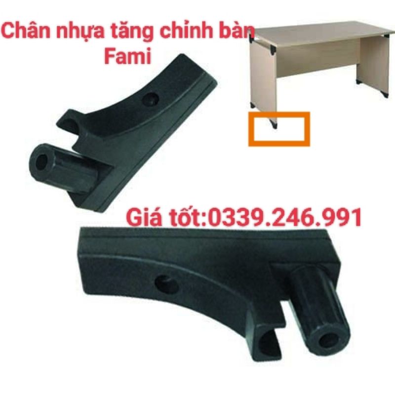 Chân tăng chỉnh bàn làm việc Fami, chân tăng chỉnh hoà phát, tăng đơ bàn gỗ ván 18ly