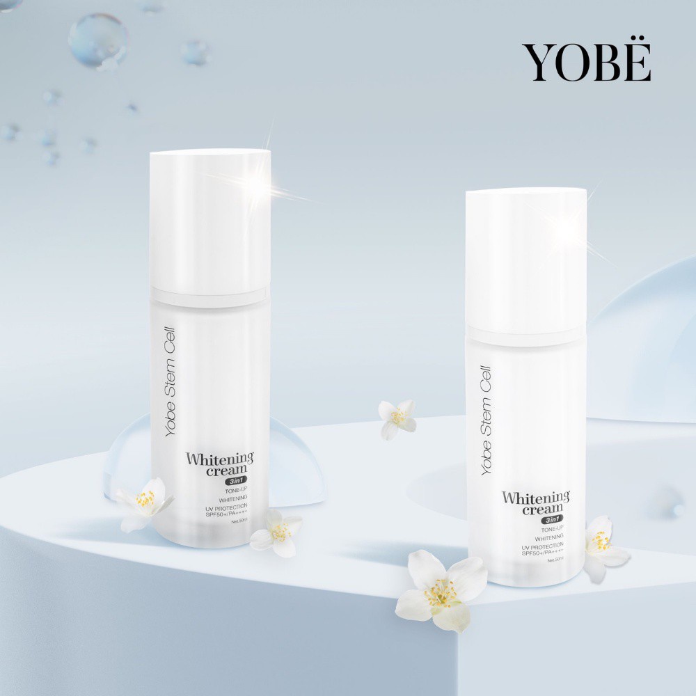 Kem trang điểm trắng da 😍CHÍNH HÃNG 😍 YOBE 3 trong 1 chống nắng dưỡng trắng nâng tông da | BigBuy360 - bigbuy360.vn