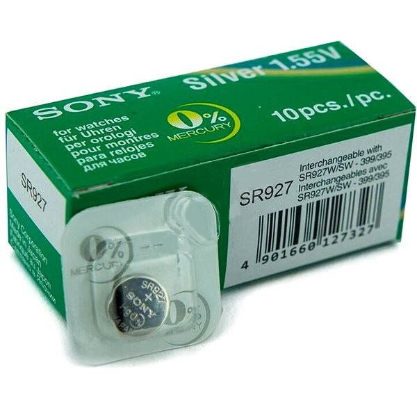 Pin đồng hồ Sony 395 – SR927SW 1.55V - pin 927