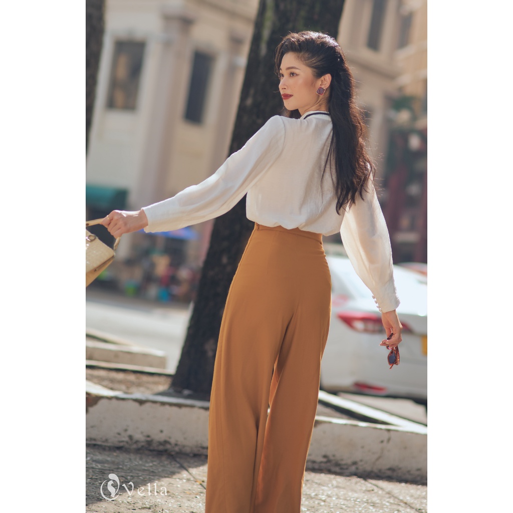 Quần culottes cách điệu eo che bụng dưới cực đẹp nữ Vella Fashion VQ22027