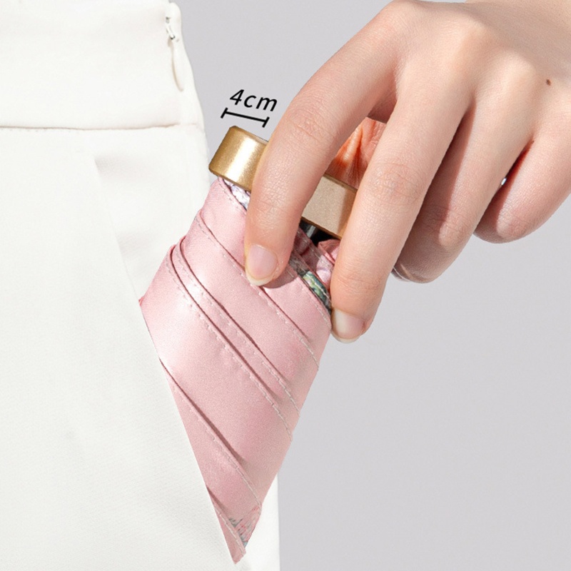 Dù Gấp Mini Chống Tia UV Chống Mưa Nắng Tiện Dụng