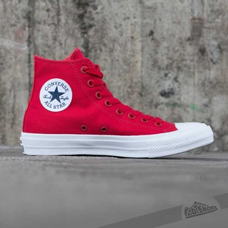 Giày cv chuck taylor ii đỏ tươi, cao cổ