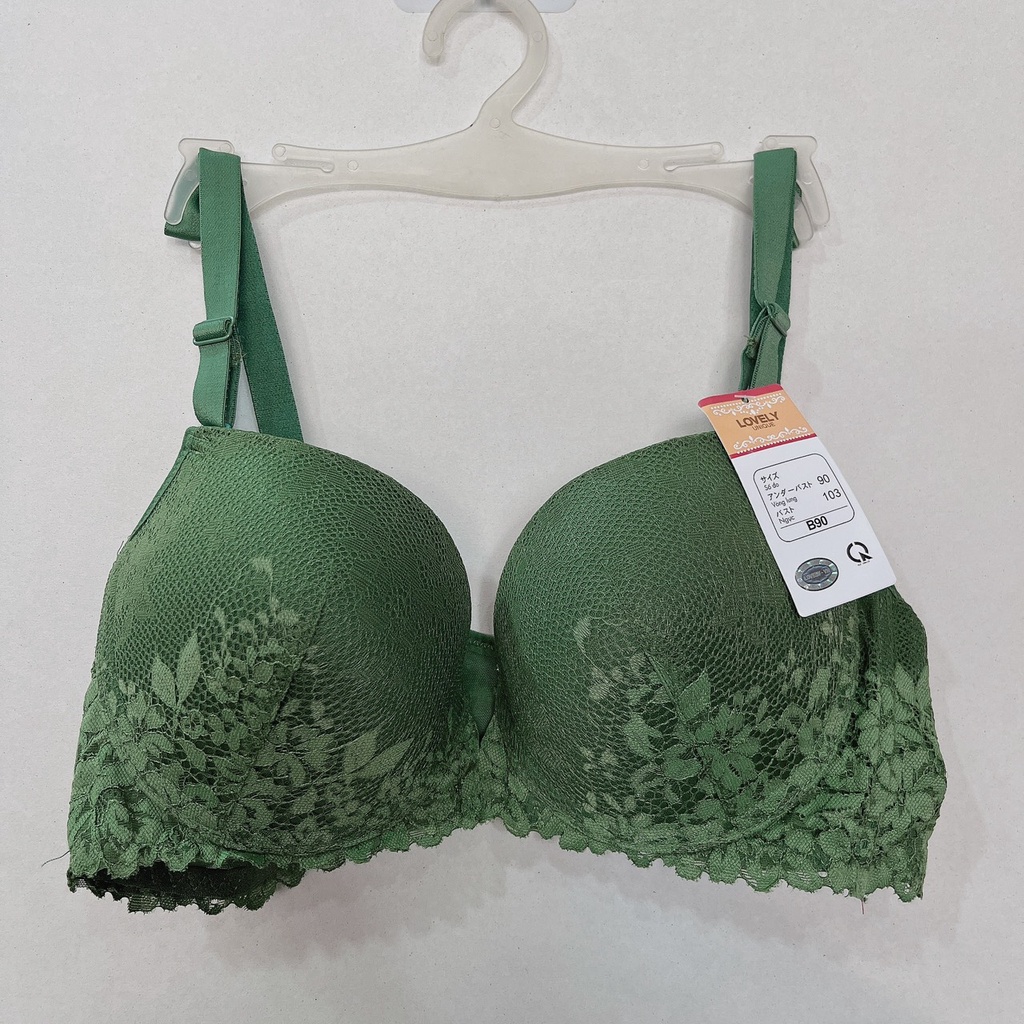Áo ngực nữ ren cài trước nâng ngực Lovely 551 có gọng mút đúc mỏng cúp xéo size 34-36-38-40-42
