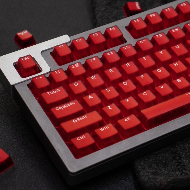 Keycap CYBER GLACIER OEM Profile chất liệu ABS double shot dùng trên nhiều layout bàn phím cơ - Polabe Store