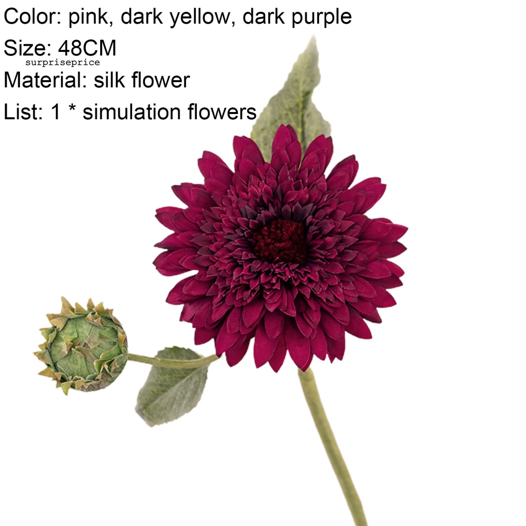 Bó Hoa Hướng Dương Giả Bằng Lụa Dùng Trang Trí