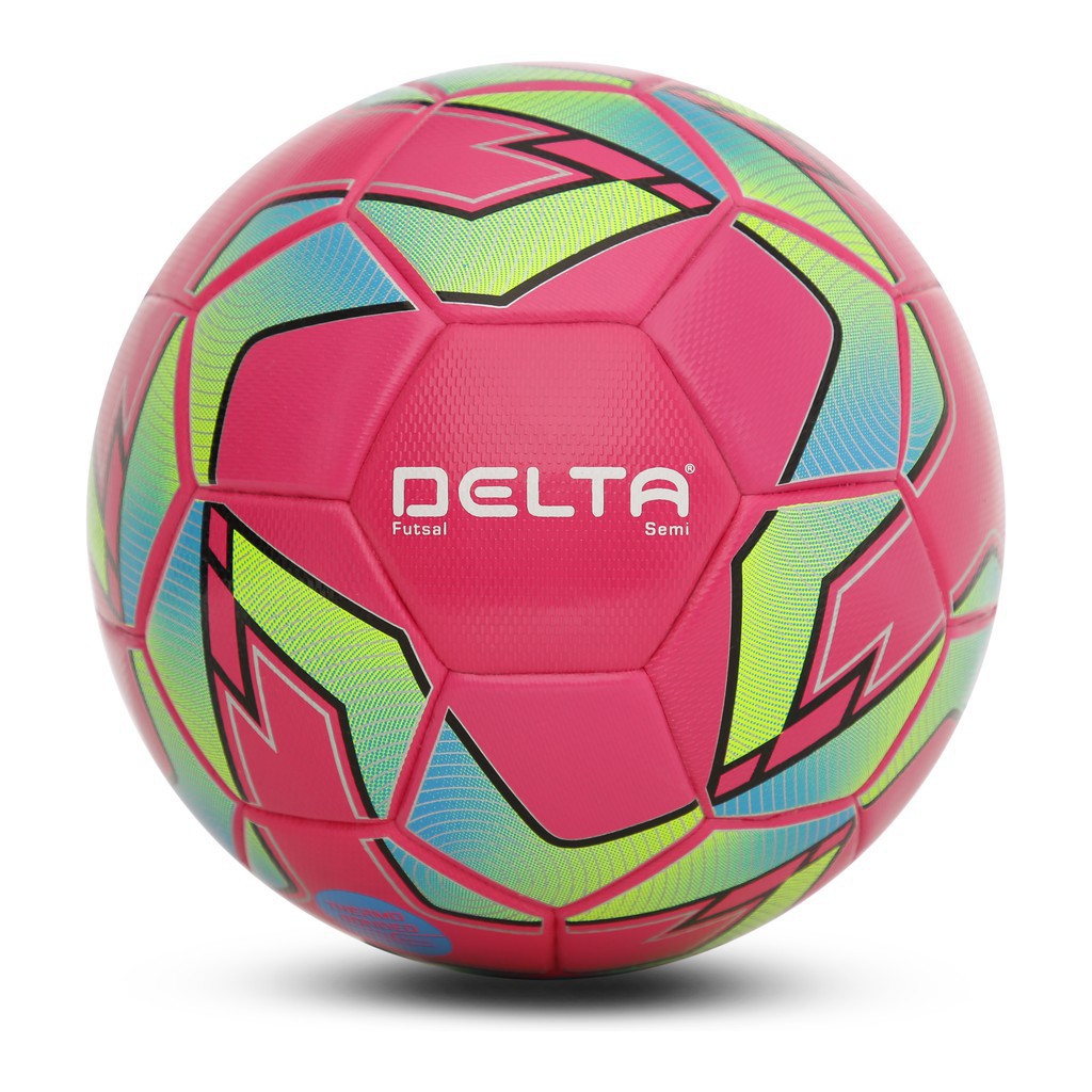 Bóng Đá Futsal 3641 Delta màu hồng 3641- Số 4 Tặng Kim Và Lưới Đựng Bóng