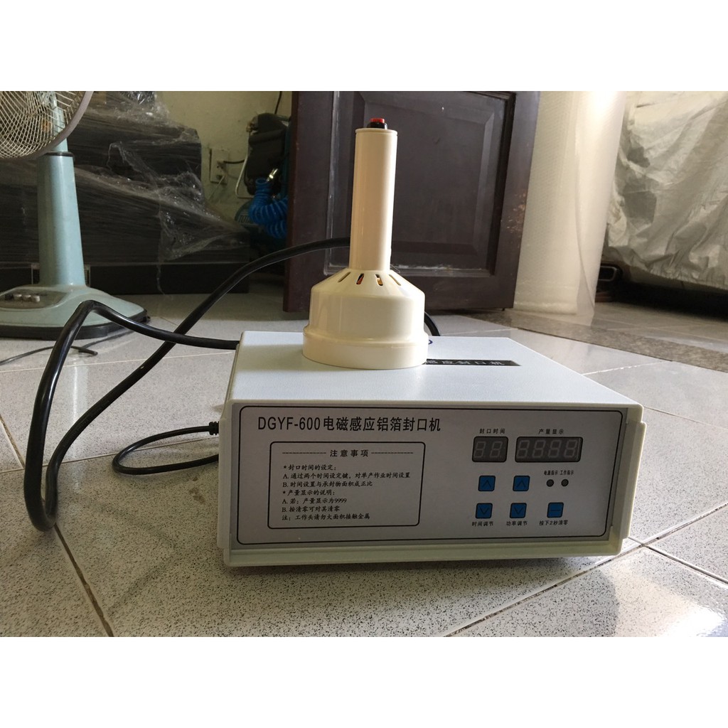 Máy Dán Màng Siu Nhôm DGFY-600 Chai Lọ Nhựa (PP, PE, PS, Chai Pet), Thủy Tinh, MÁY DÁN MÀNG NHÔM CHÍNH HÃNG Máy dán NHÔM