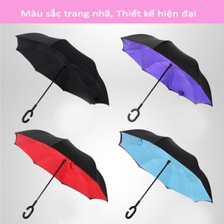 Ô - Dù gấp ngược dày dặn siêu tiện ích cho đi ô tô