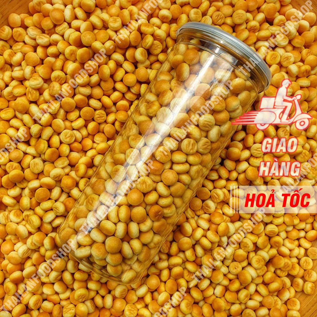 Bánh Hạt Ngọc (Bánh Nút - Bánh Quy Giòn) Lon 250Gram