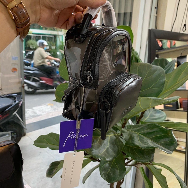 Balo cnk mini nhựa trong