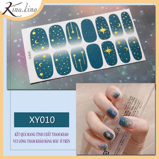 Nhãn dán móng set 14 miếng mới nhất 2020 - KinaKino