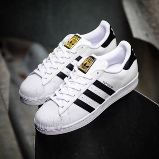GIÀY thể thao sNeAker  SUPER. STAR. MŨI SÒ TRẮNG ĐEN [ FULL BOX + TẶNG MÓC KHOÁ ]