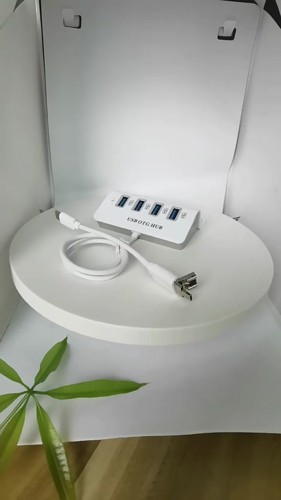 Bộ chia 4 Cổng Usb, Otg, Hub, kết nối bàn phím + chuột + điện thoại chơi game | BigBuy360 - bigbuy360.vn