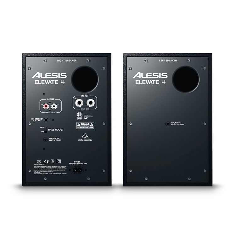Loa kiểm âm Alesis Elevate 4 và Elevate 5 chính hãng - Loa monitor phòng thu giá rẻ - Công suất 80W