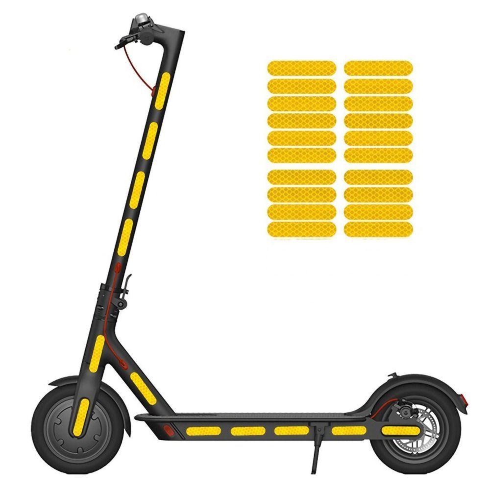 Miếng Dán Phản Quang Cảnh Báo An Toàn Cho Bánh Xe Scooter Điện