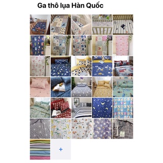 Ga bọc đệm cũi vải thô lụa Hàn Quốc