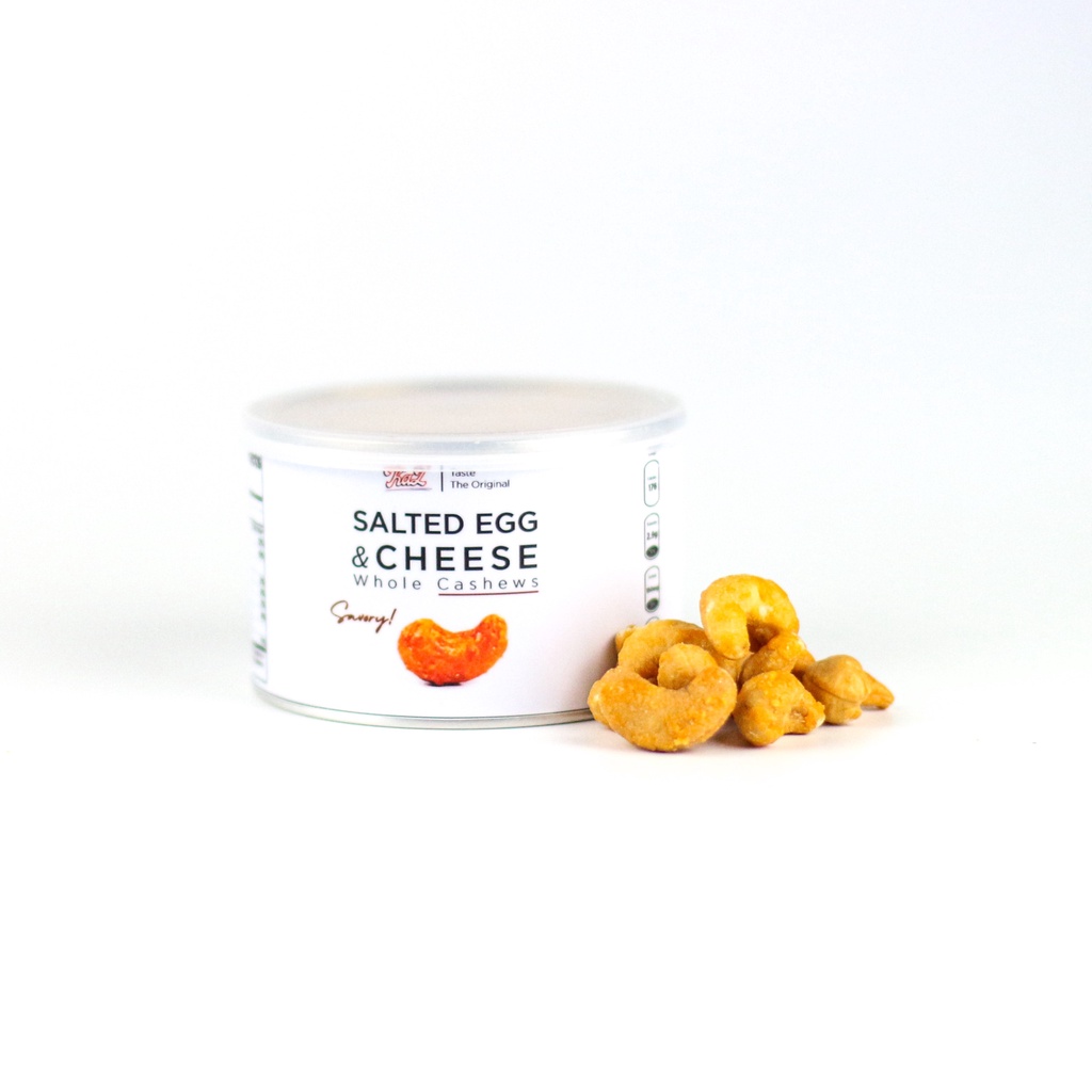 Hạt Điều Phô Mai Trứng Muối Kaz 100g - Salted Egg Yolk & Cheese Cashews