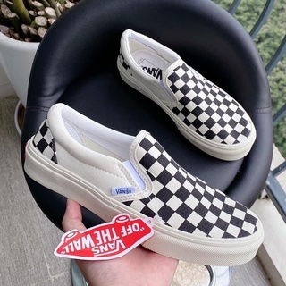 Giày Thể Thao VANS Vaul Lười Caro Cực Hot 2022, Giày VANS Caro Slip-on lười nam nữ