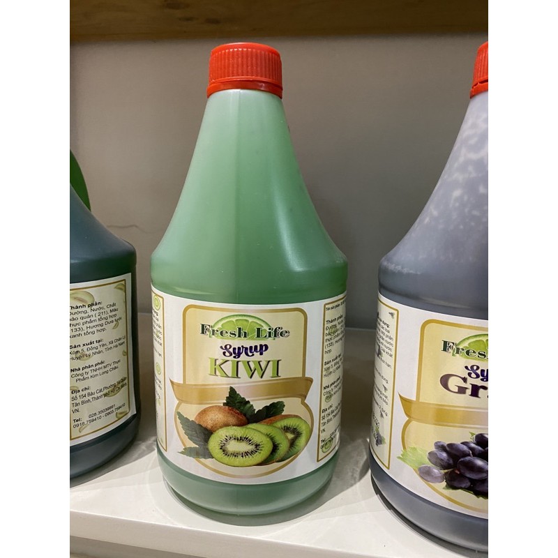 Siro Trái Cây Fresh Life Loại 2,5Kg (Dâu,Nho,Kiwi) | BigBuy360 - bigbuy360.vn