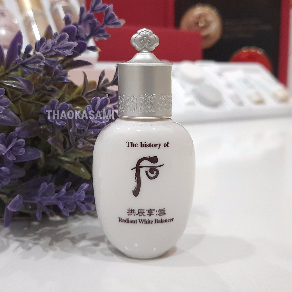 🔥 FREESHIP 🔥 Nước hoa hồng dưỡng trắng da mờ sạm nám Whoo radiant white Balancer 20ml