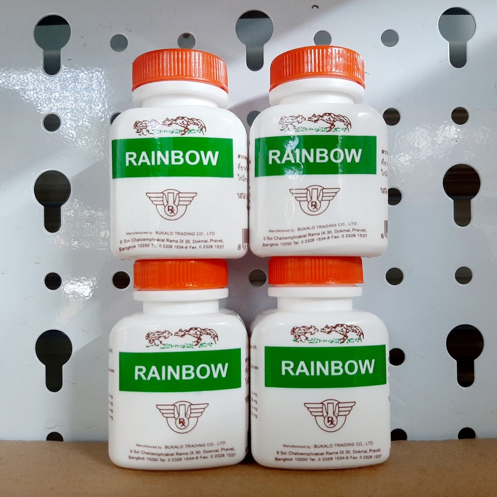 (GIÁ SỈ-GIÁ BÁN BUÔN) 5 HŨ RAINBOW THUỐ C NUÔI GÀ TƠ, TĂNG CƠ, NỞ KHUNG XƯƠNG CHO GÀ ĐÁ MỖI HŨ 100 VIÊN