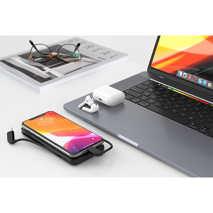 [Đầu Tiên Trên Thế Giới] Pin Dự Phòng HyperJuice Lightning + USB-C 18W10000Mah HJ10000 - Follow HIBUCENTER Giảm 5%