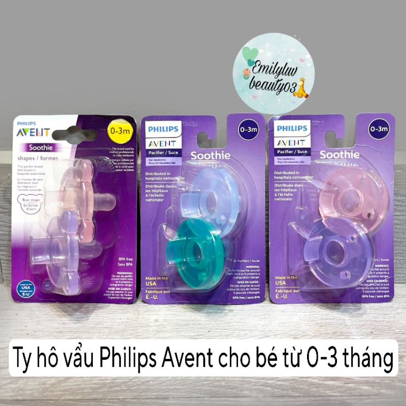Ty giả Avent chống hô vẩu cho bé cưng từ 0M+