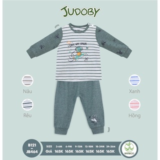 Bộ dài tay Judoby B121 kẻ