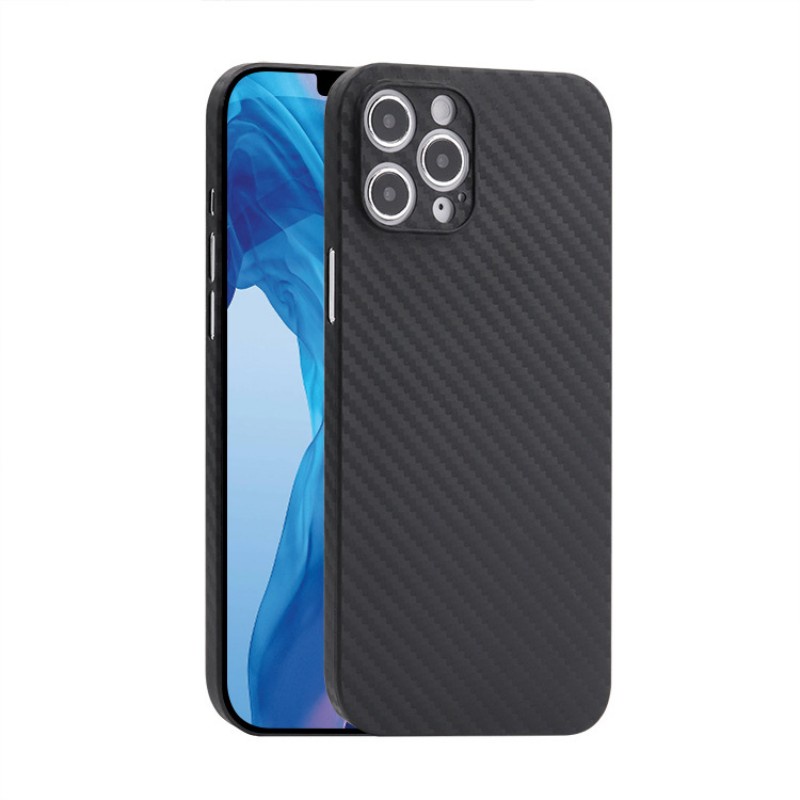 Ốp Điện Thoại Sợi carbon Siêu Mỏng Màu Đen Nhám Cho iphone 13 pro 12 pro max 0.3mm 11 xs max xr x/xs 7 8 plus