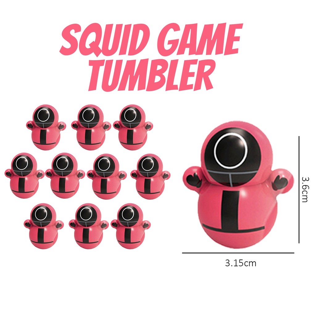 Đồ chơi hình nhân vật phim Squid game mini siêu xinh xắn