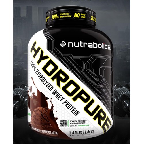 Whey Protein HydroPure Nutrabonics 100% Thủy Phân Tăng Cơ Giảm Mỡ Hộp 2.04kg