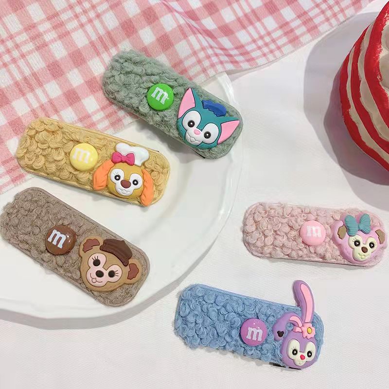 Kẹp tóc đính bông thú hoạt hình nhiều kiểu dễ thương K29