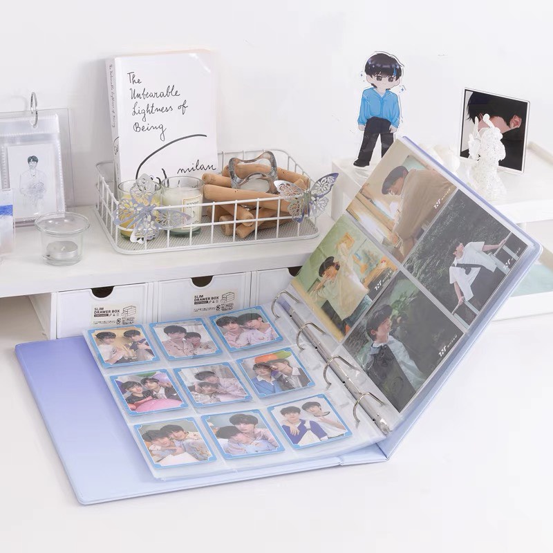 Binder A4 màu gradient - Album đựng ảnh card idol anime - Binder sưu tập thẻ bài