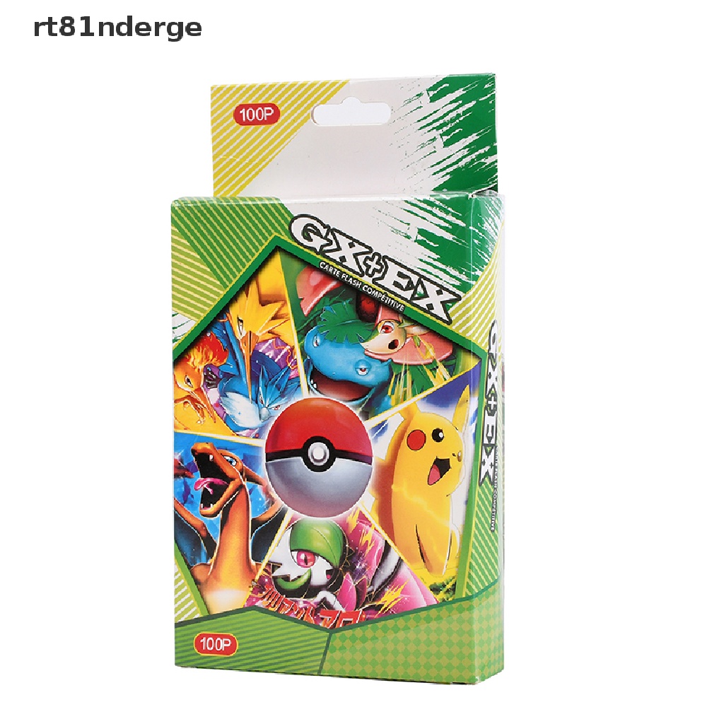 【ge】 100Pcs Pokemon Cards Box Shining V Vmax Card Display Pokemon Playing Game .