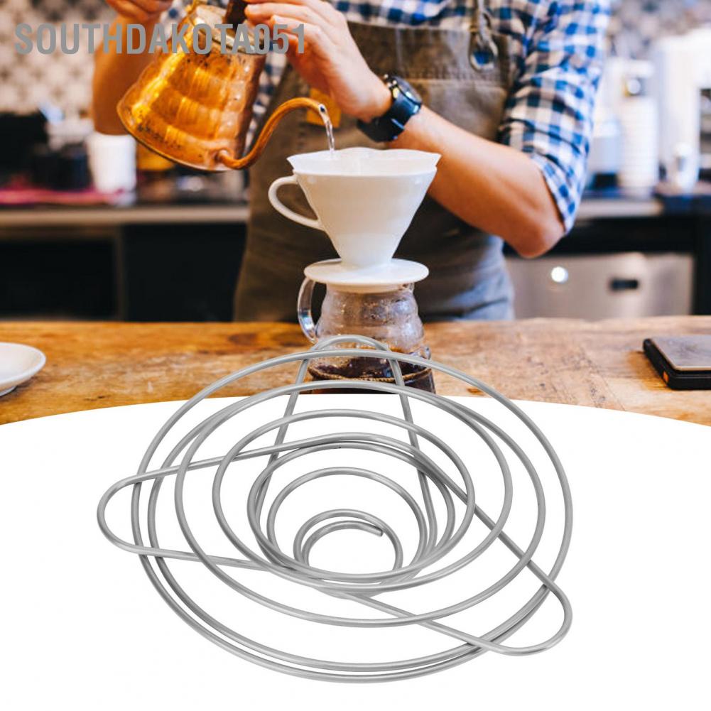 Southdakota051 Folding Coffee Drip Rack Stainless Steel Handheld Filter Cup Holder for Outdoor Camping Picnic