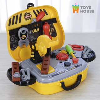 Hộp đồ dụng cụ sửa chữa cơ khí Toys House 008-916 - Đồ chơi bé trai phát triển trí tuệ và vận động tinh