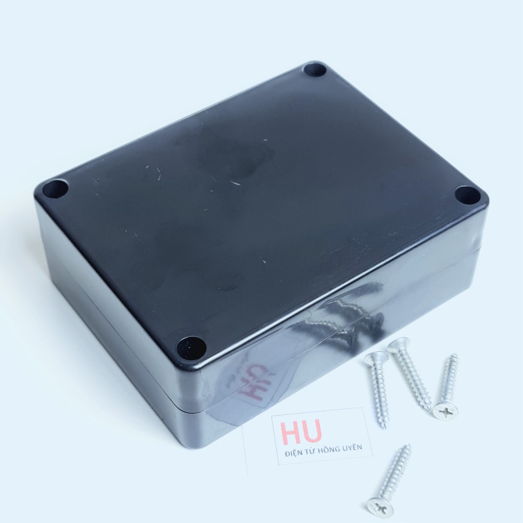 Hộp nhựa ABS 115x90x40mm.  Dùng làm vỏ bình pin, đựng mạch điện, làm bảng điện... Hộp nhựa điện tử nhỏ gọn 11x9x4cm