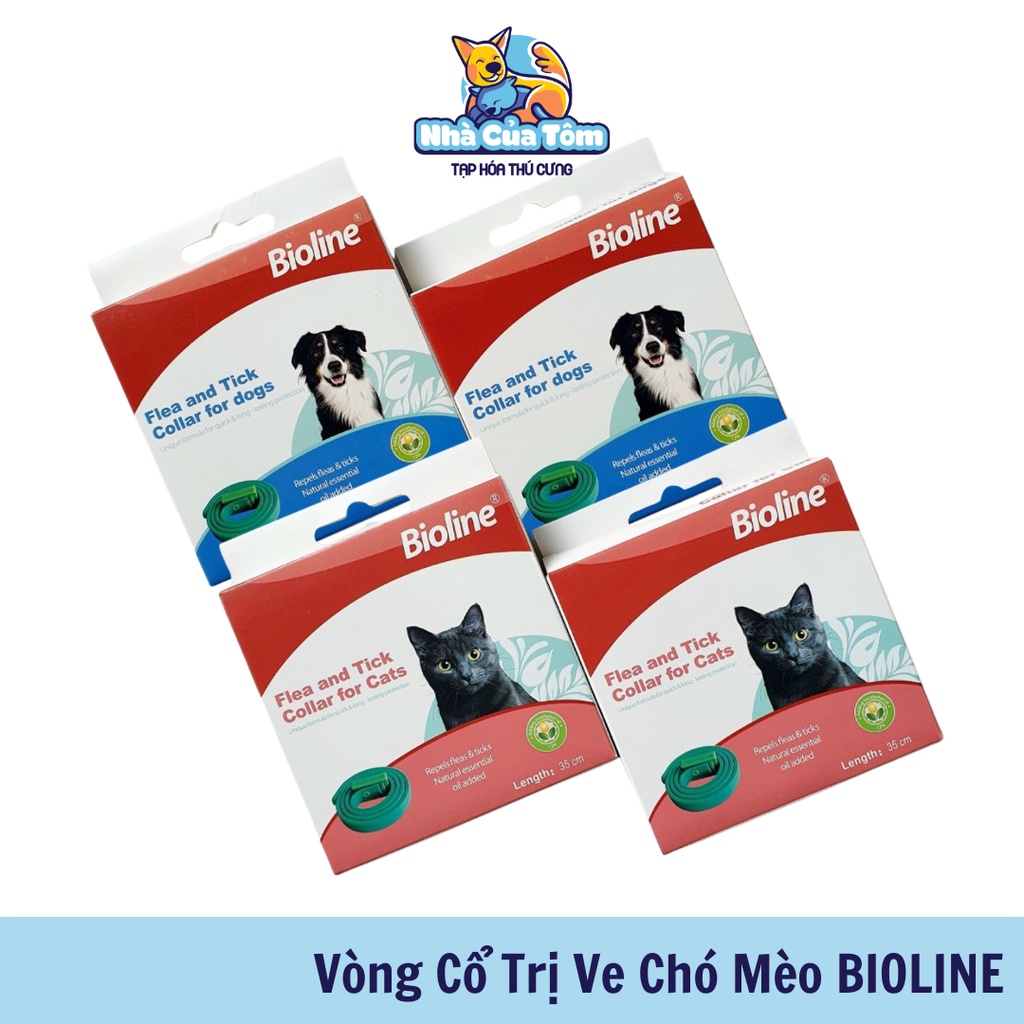 [1 cái] Vòng Cổ Chống Ve Rận Bioline