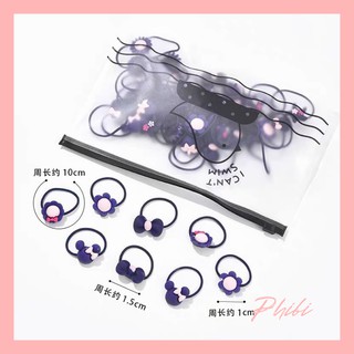 [Mã COPHMGG0D giảm 5% cho đơn từ 40k] 1 Chiếc Dây Buộc Tóc PHIBI Nhiều Màu Dễ Thương Cho Bé Gái
