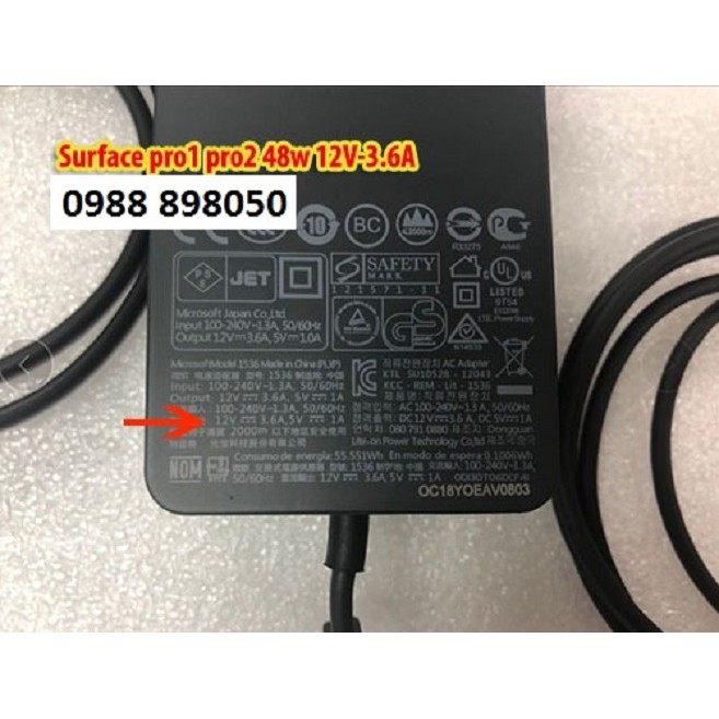 sạc surface rt chính hãng