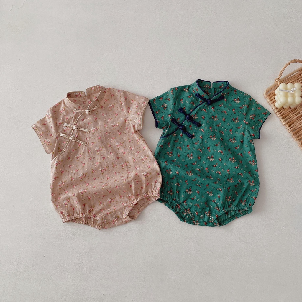 Bodysuit sườn xám cực dễ thương cho bé