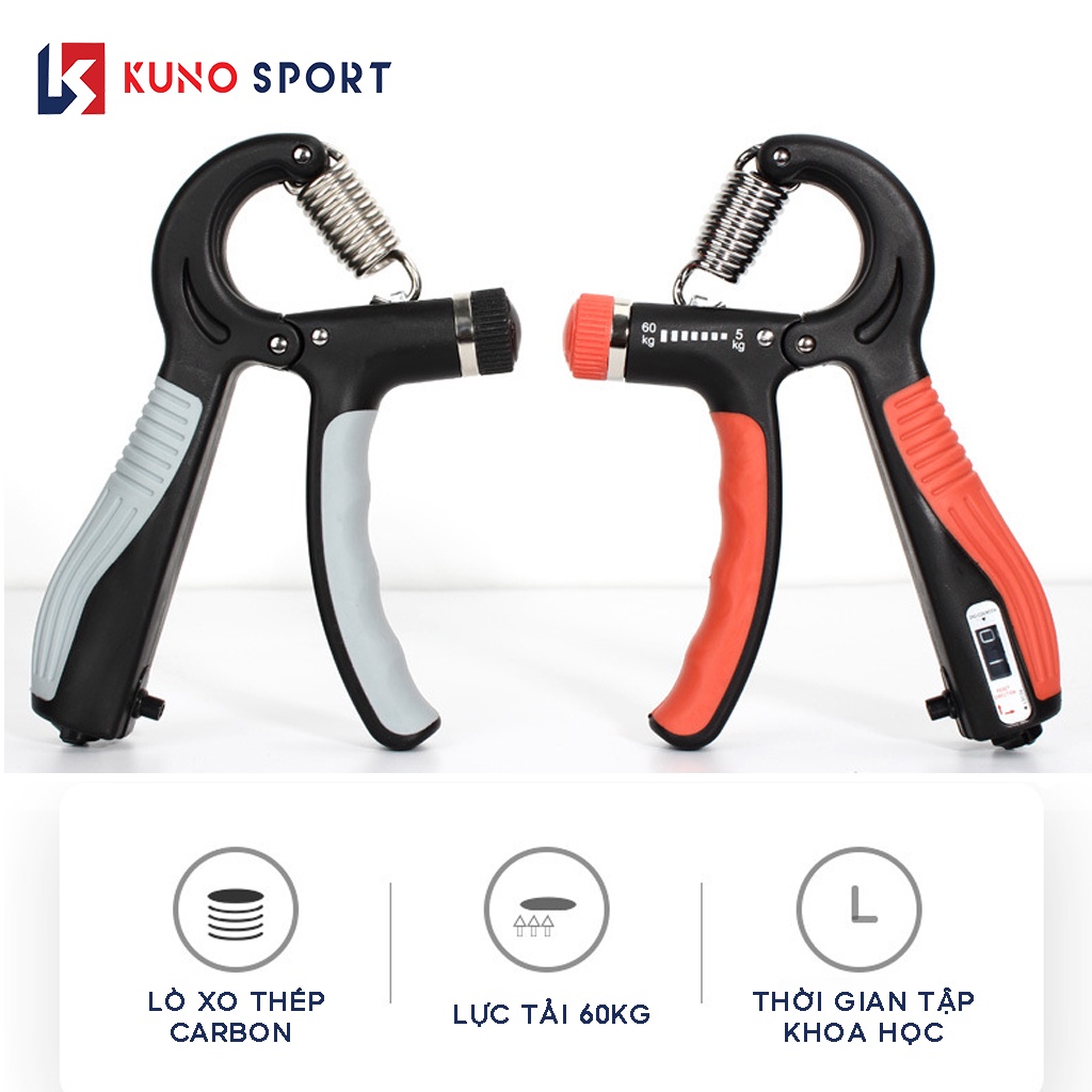 Kìm Bóp Tập Cơ Tay KUNO SPORT Dụng Cụ Tập Cơ Bàn Tay Tập Luyện Cơ Tay Tại Nhà Chỉnh Lực Từ