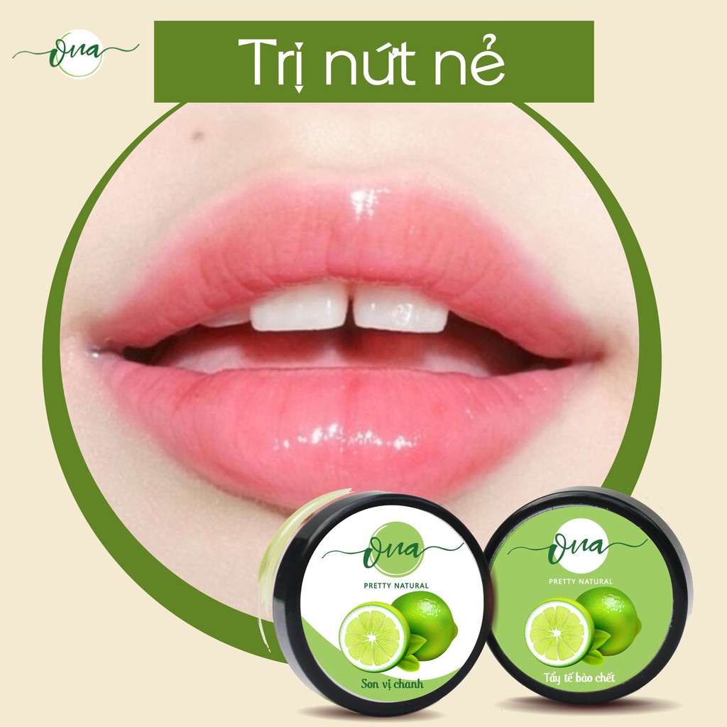 Combo son dưỡng và tẩy da chết môi ONa giúp hồng, mềm mịn, mờ thâm sau 3-4 tuần | BigBuy360 - bigbuy360.vn