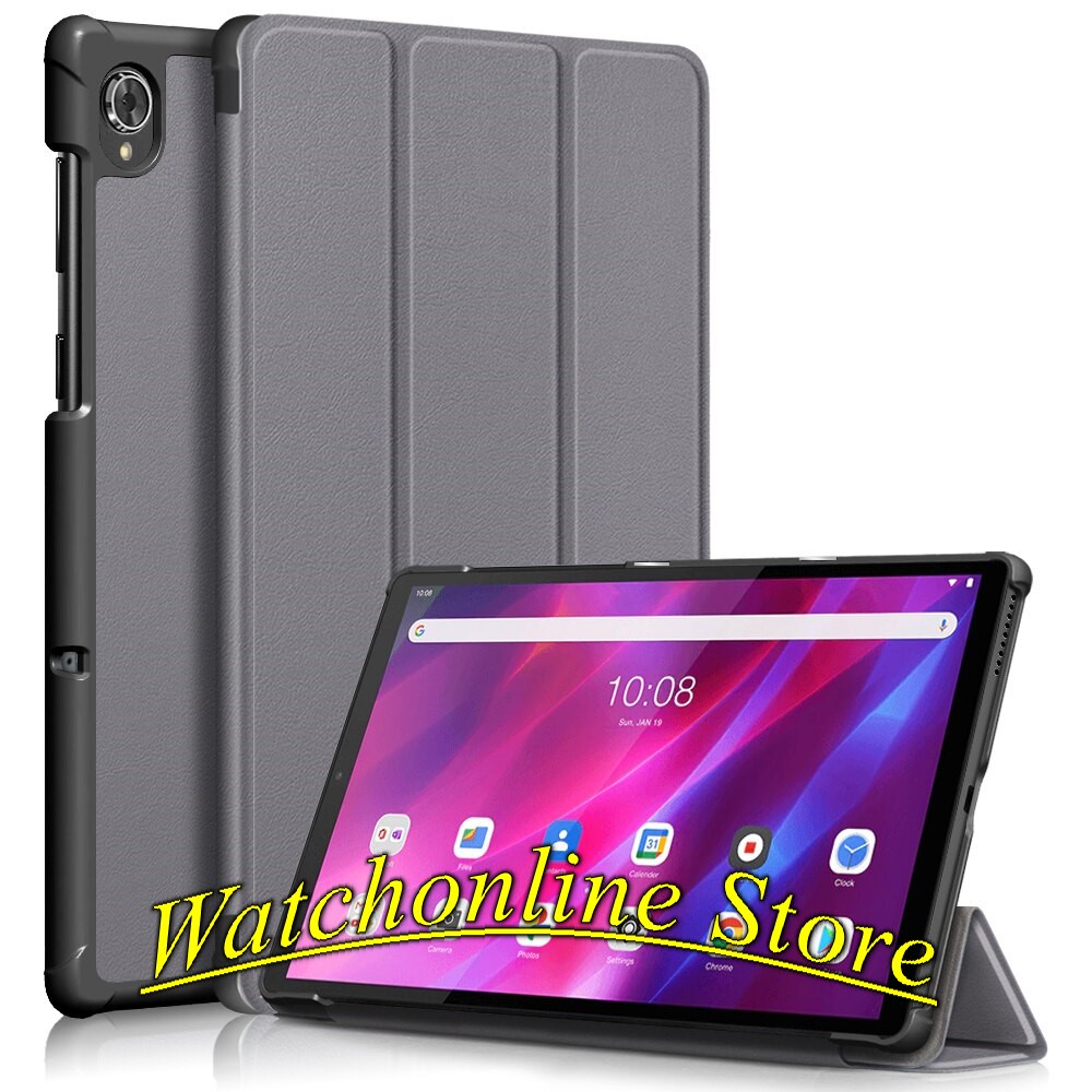Bao da máy tính bảng có giá đỡ nam châm chống dấu vân tay cho Lenovo Tab K10 TB-X6C6 10.3 inch