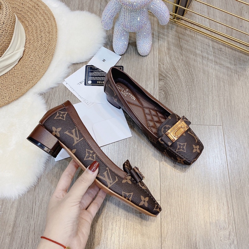 Giày Lv búp bê nữ fullbox